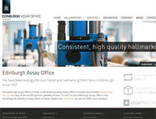 Tablet Screenshot of edinburghassayoffice.co.uk